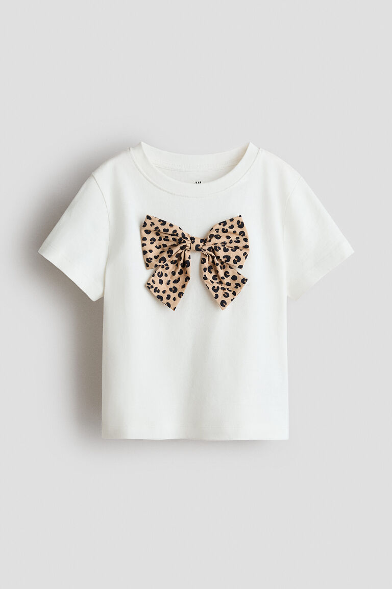 Motif-detail t-shirt