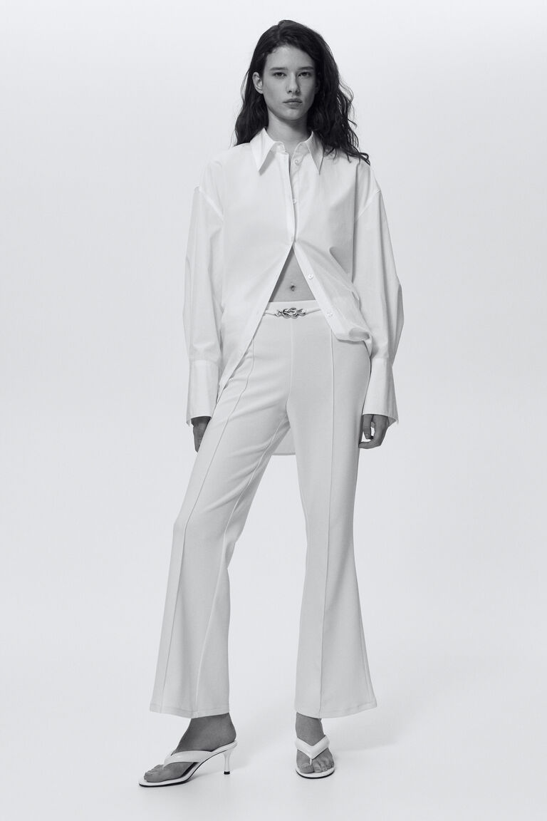 Bootcut Ponte di Roma trousers