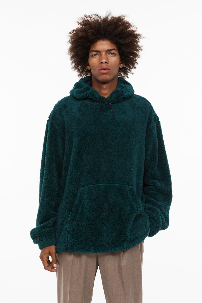 Relaxed Fit Pile hoodie