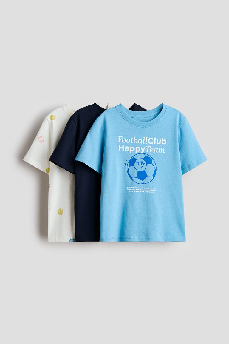 3-pack cotton T-shirts