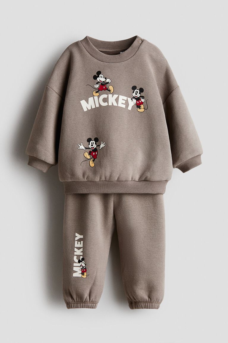 2-piece printed sweatshirt set