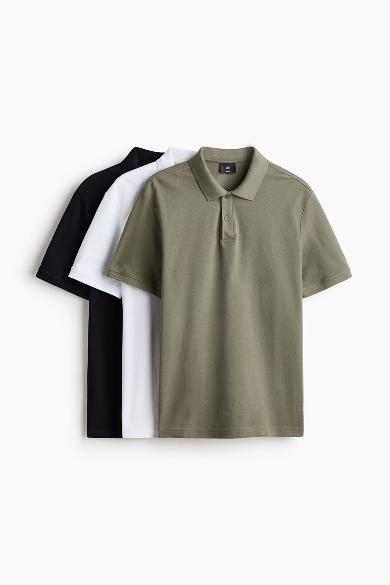 3-pack Regular Fit Polo shirts