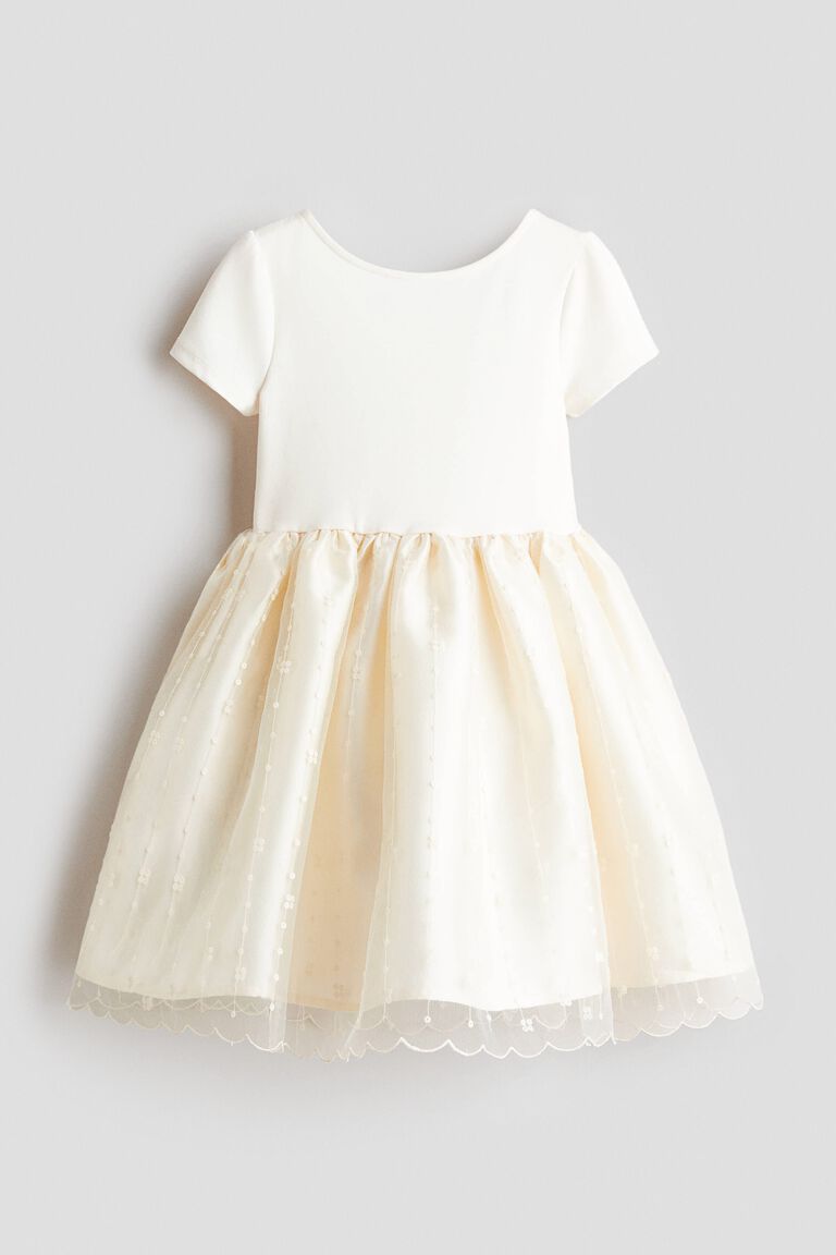 Flared-skirt dress