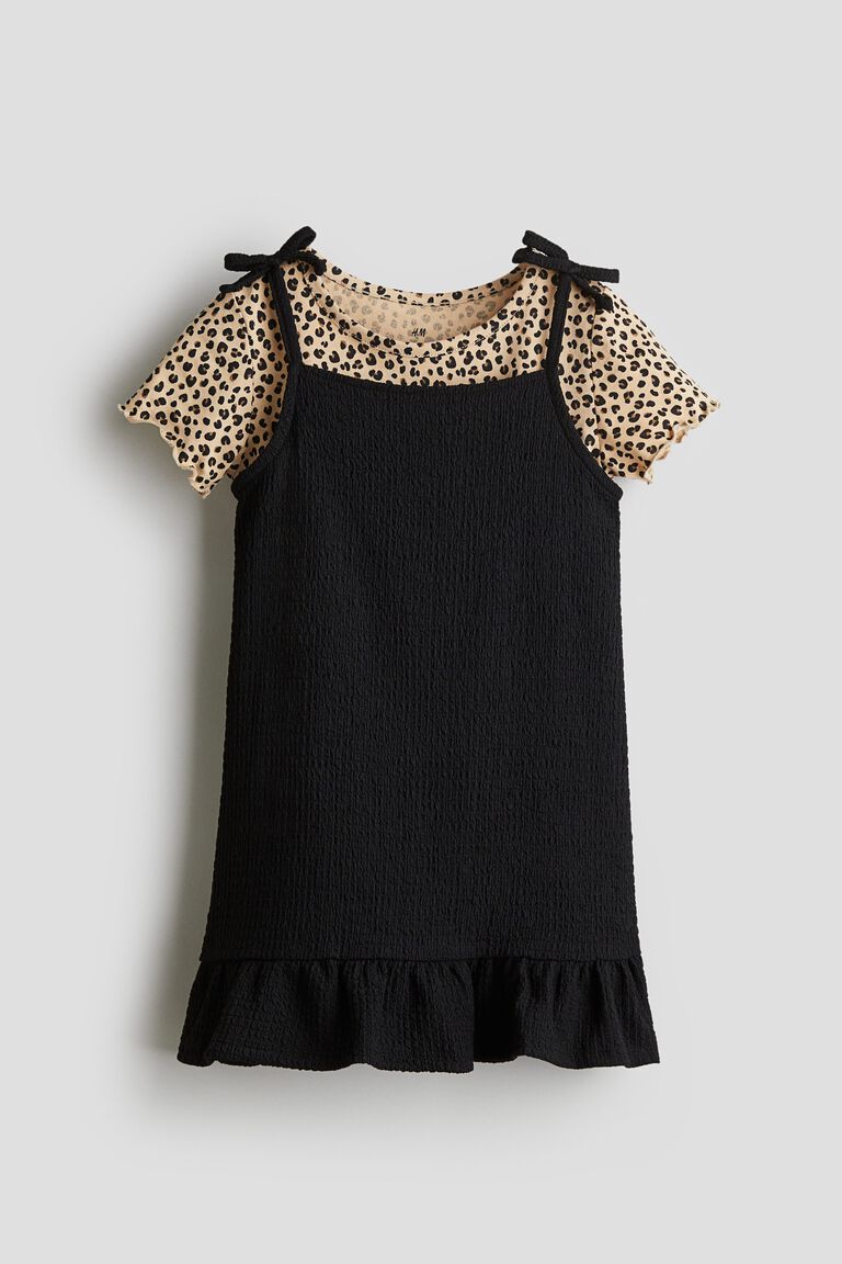 2-piece top and dress set