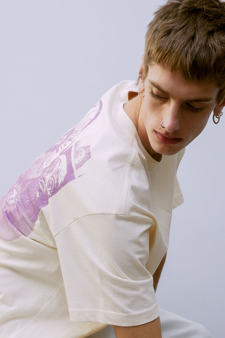 【SINOON】24SS Multi Flower T-Shirts (Cream) SINOON