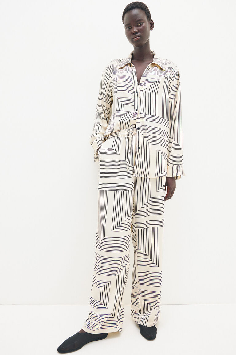 Pull-On Wide Crop Trouser main image 1