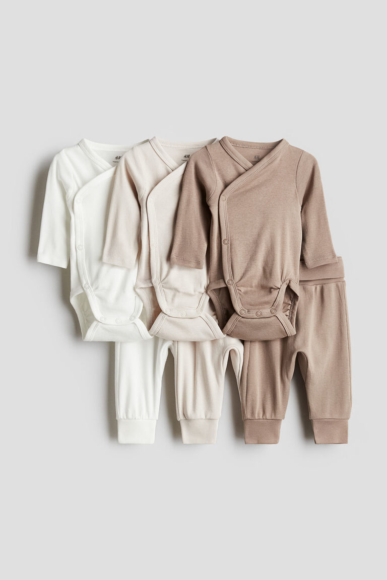 6-piece bodysuit and trousers set