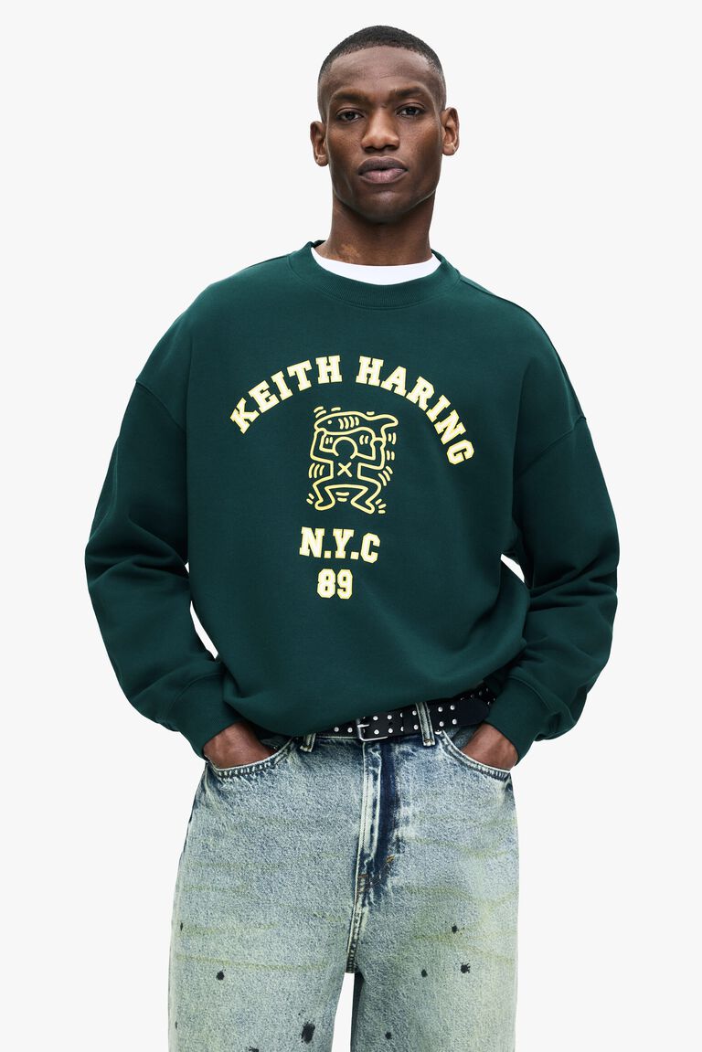 Oversized Fit Printed sweatshirt