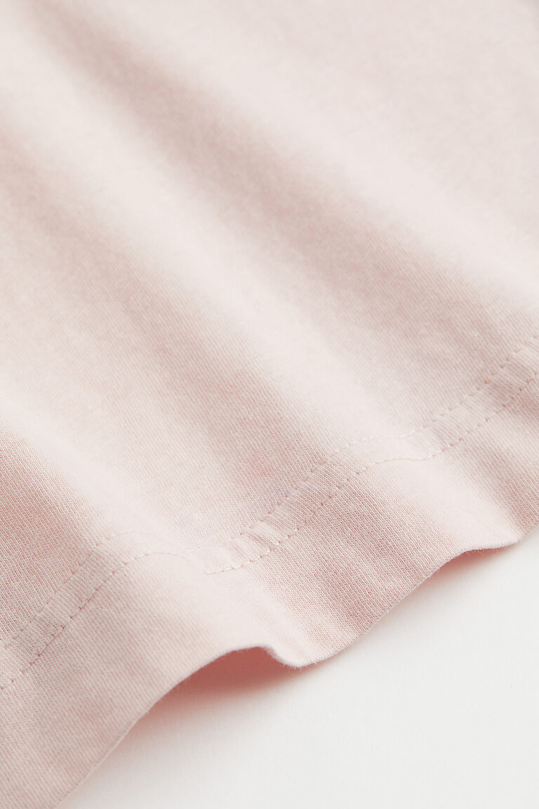 CC Knitted T-Shirt Pink Cotton