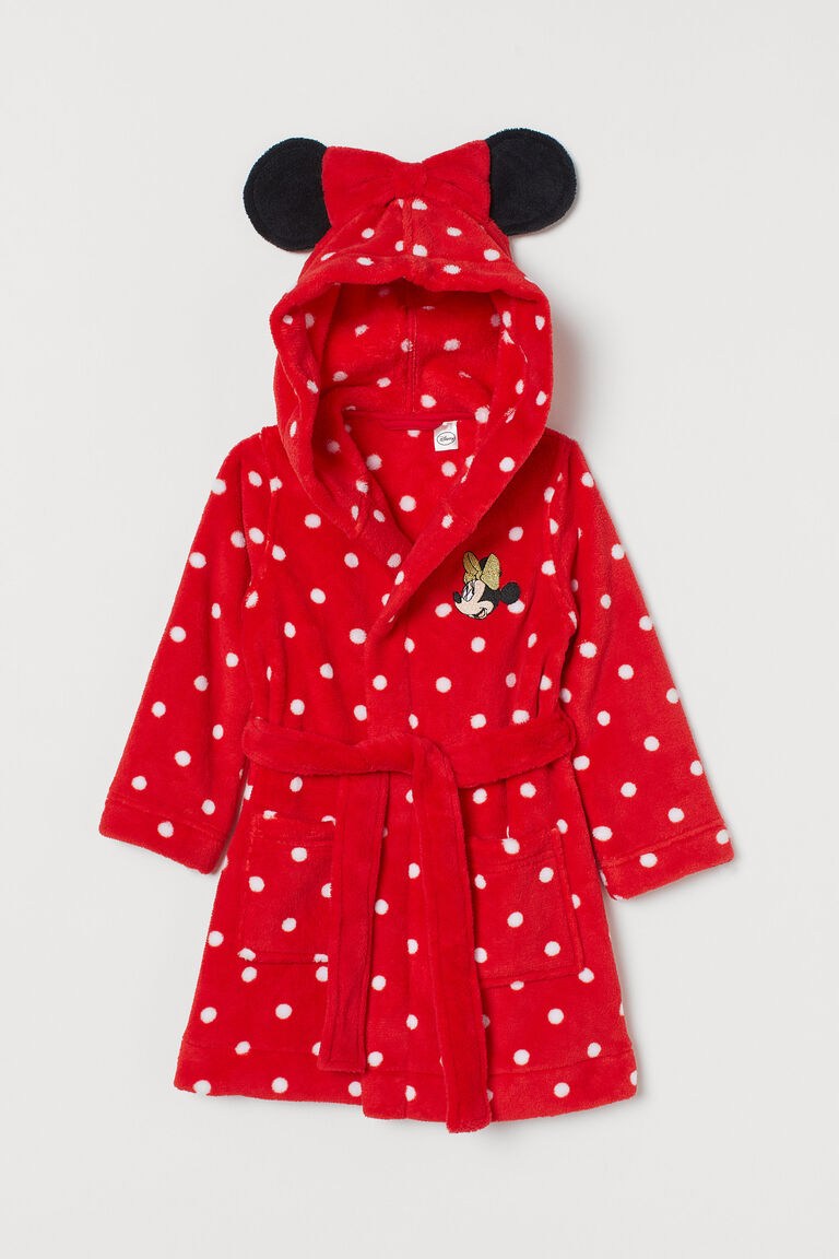 Fleece dressing gown