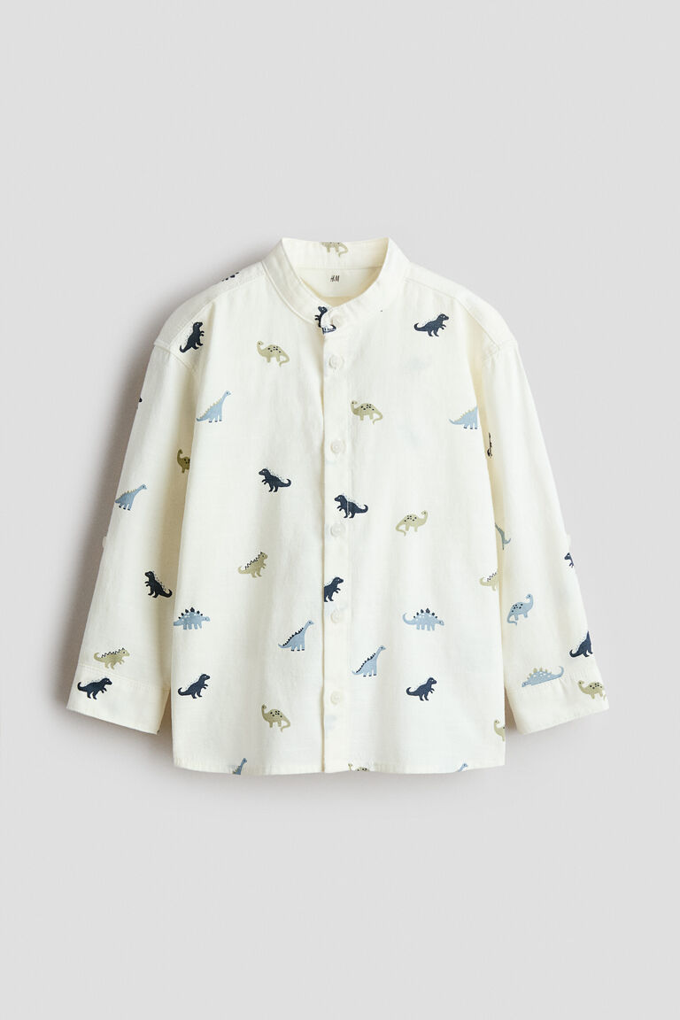 Cotton grandad shirt