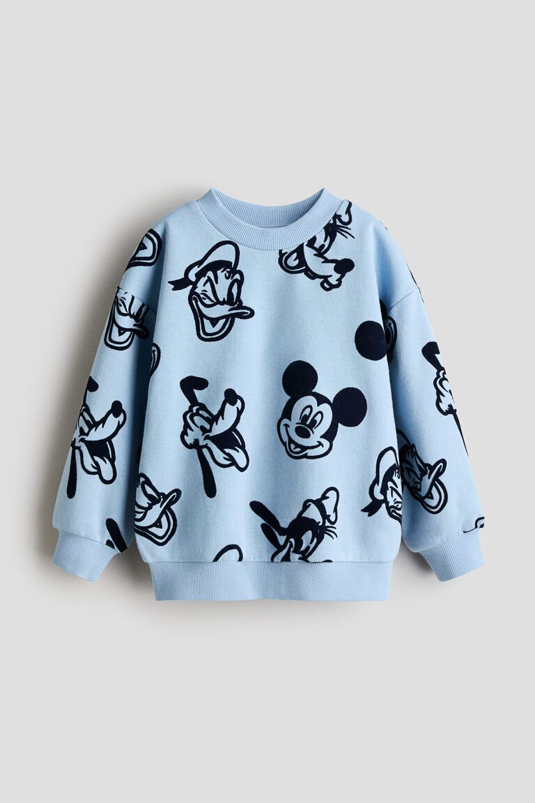 Oversized printed sweatshirt