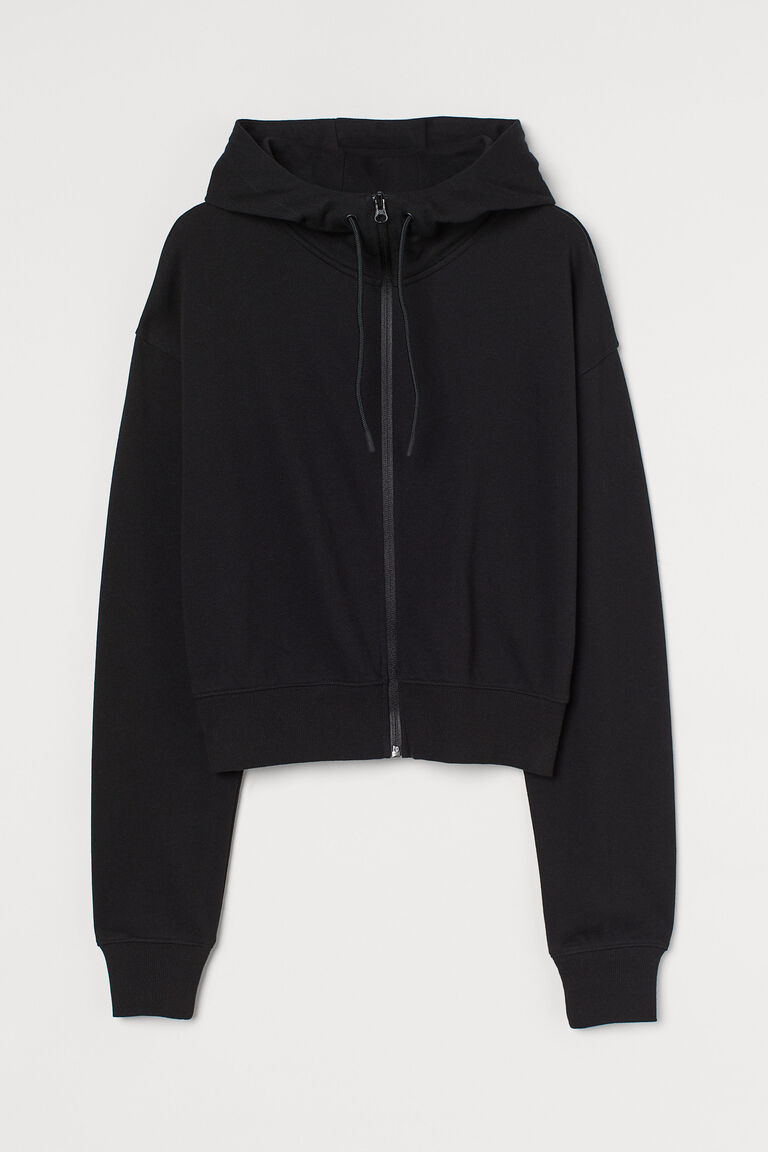 Hooded track jacket