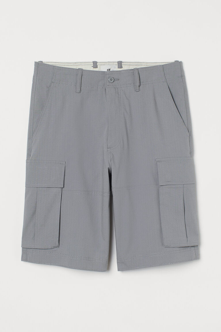 Cotton cargo shorts