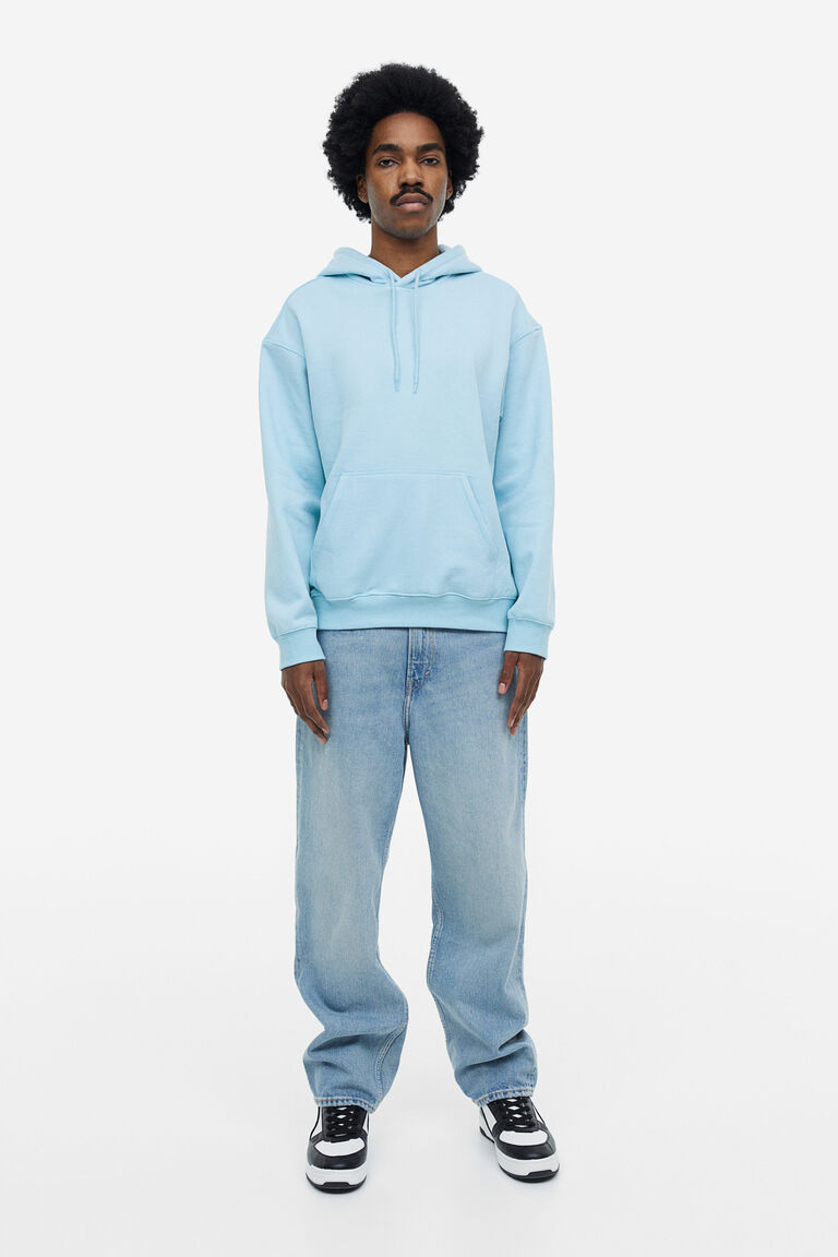 Relaxed Fit Logo Hoodie - Night