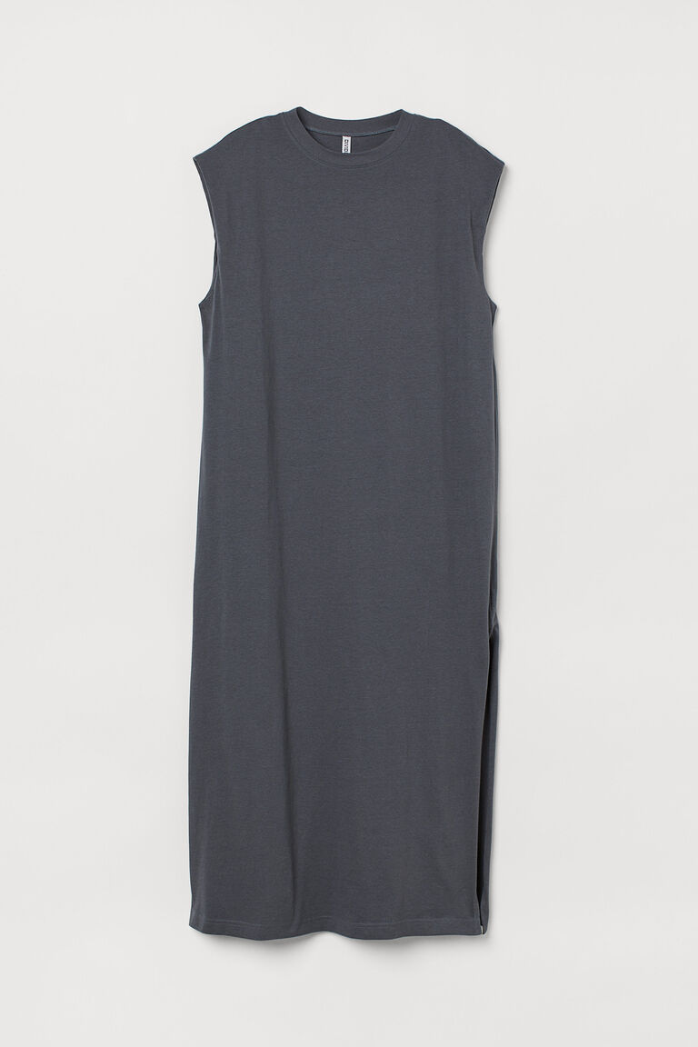 Sleeveless cotton dress