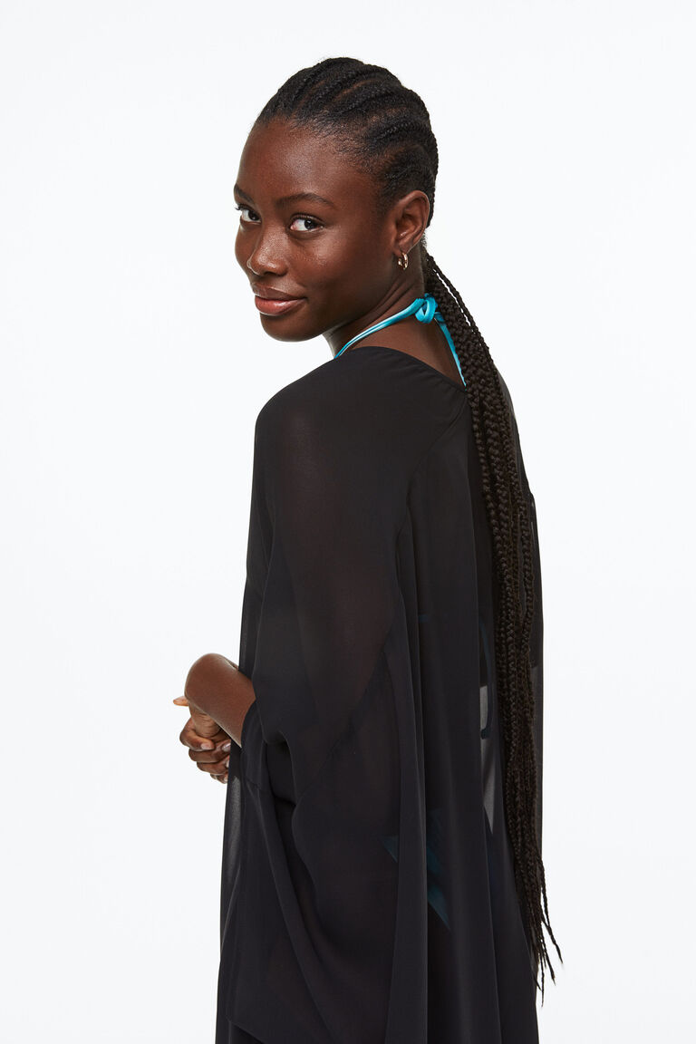 Chiffon beach kaftan