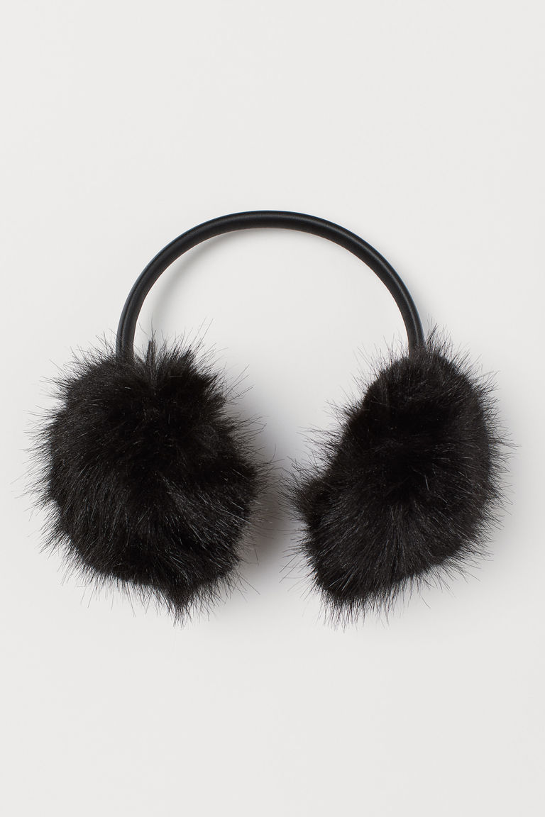Faux fur earmuffs
