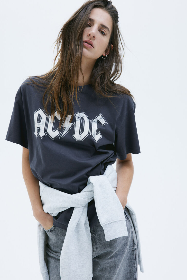 Oversized printed T-shirt