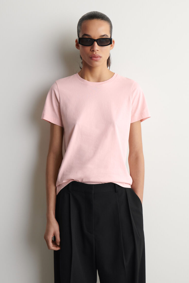 COTTON CREW-NECK T-SHIRT