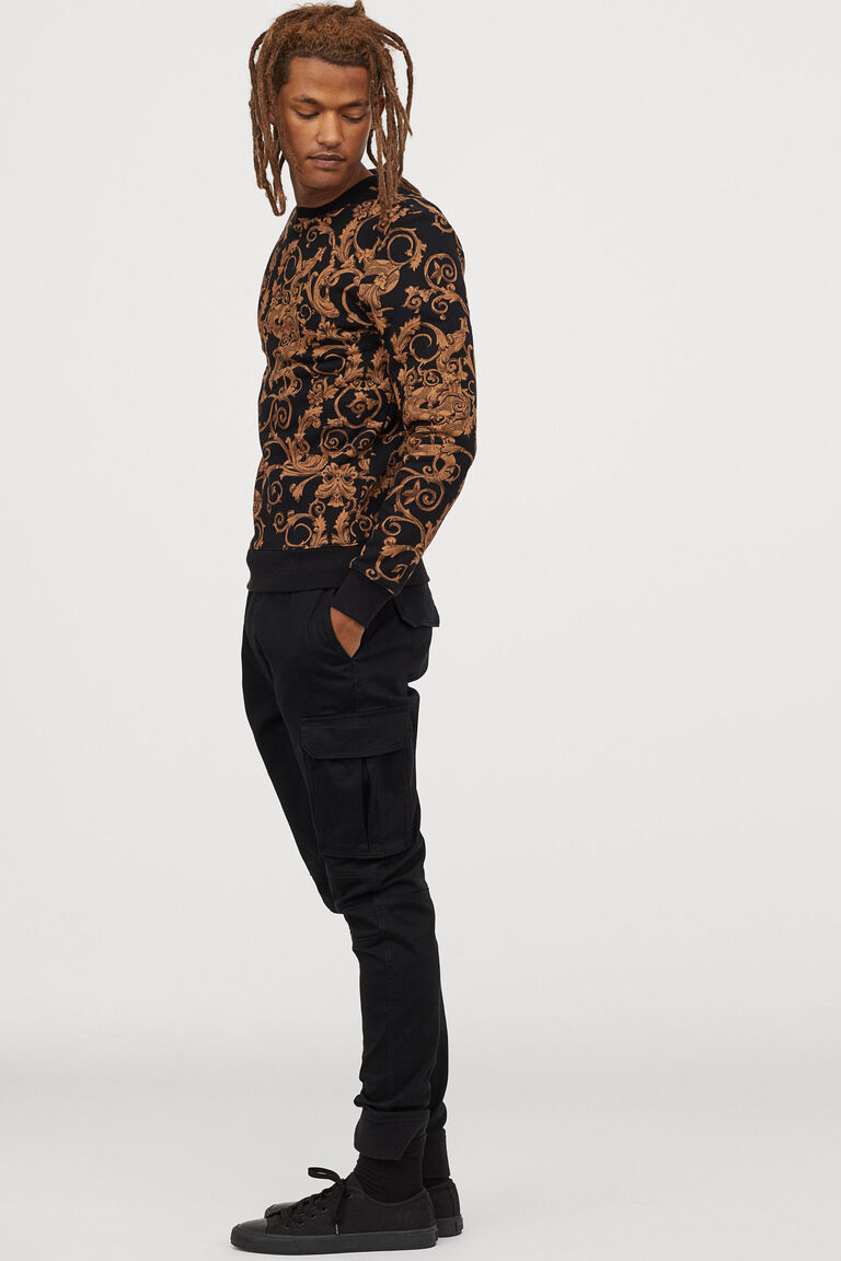 mona lisa sweatshirt h&m