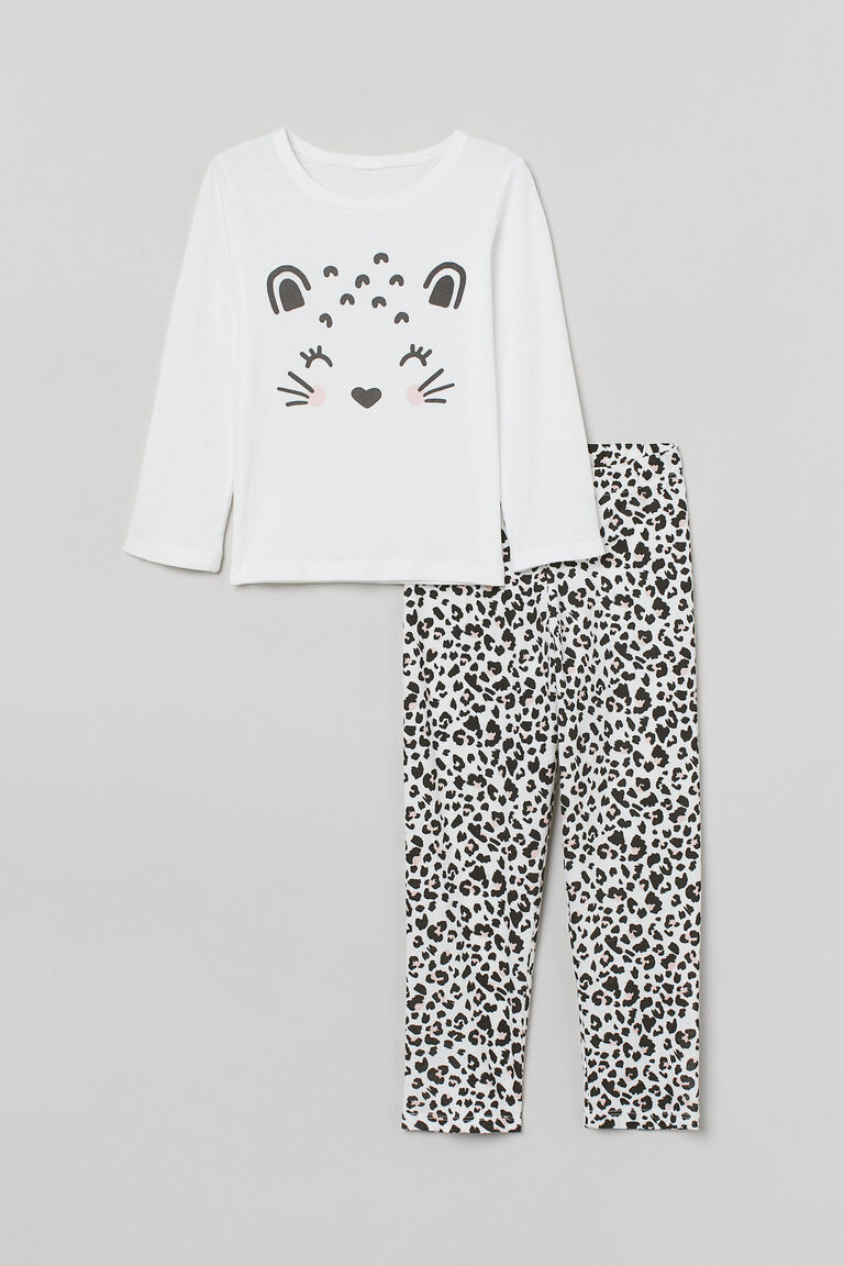 Cotton jersey pyjamas