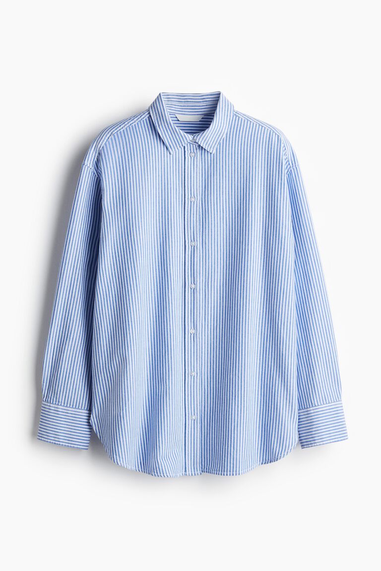 【ビショップ購入/ holk】medical shirt blue Oxford shirt
