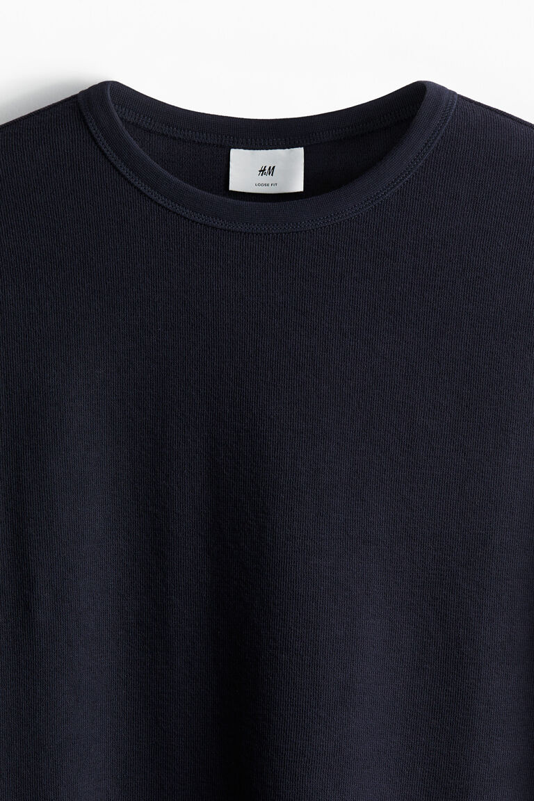 Tシャツ・カットソー RECTO Mens Cashmere Blend Loose Fit T-Shirt Boohoo ME