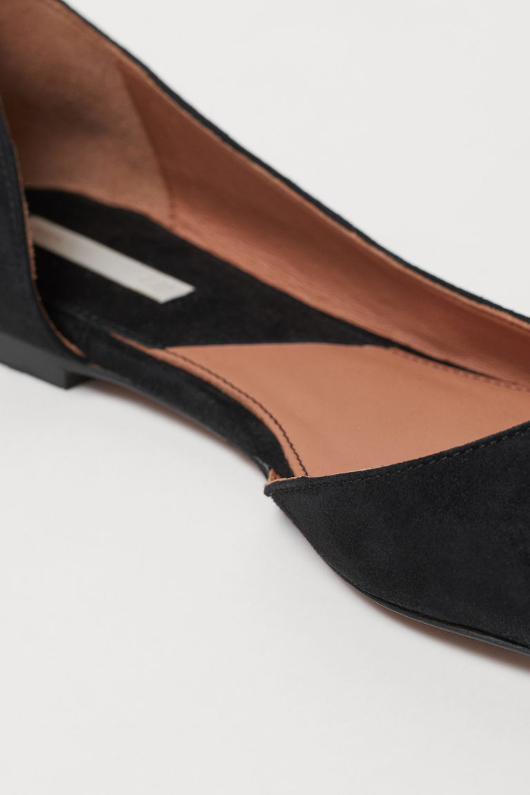 pointed ballet pumps h&m