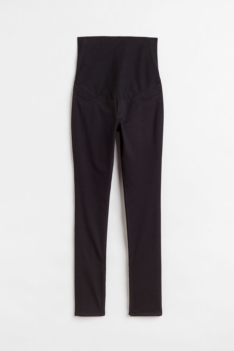 Babyhug Twill Woven Full Length Solid Trouser With Stretch - Grey main image 1