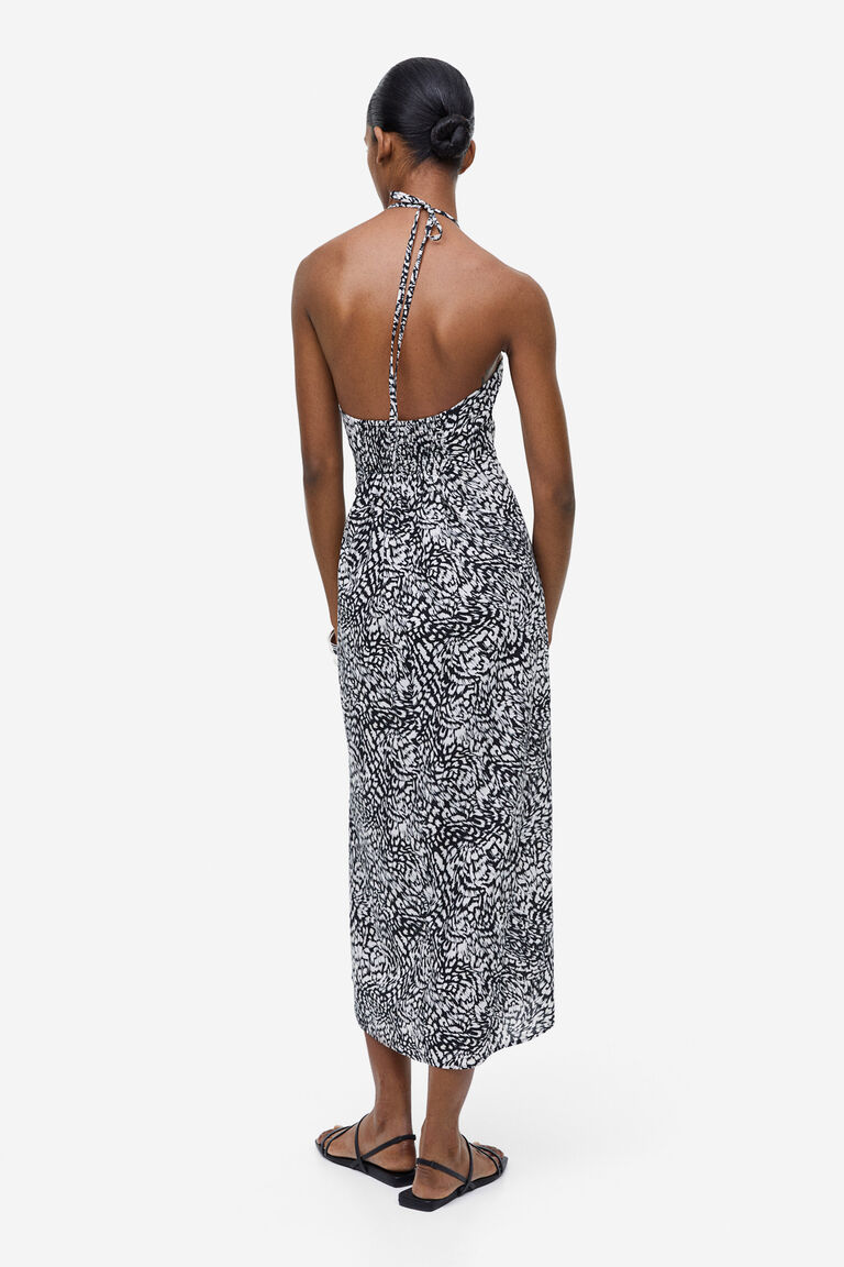 Cotton halterneck dress