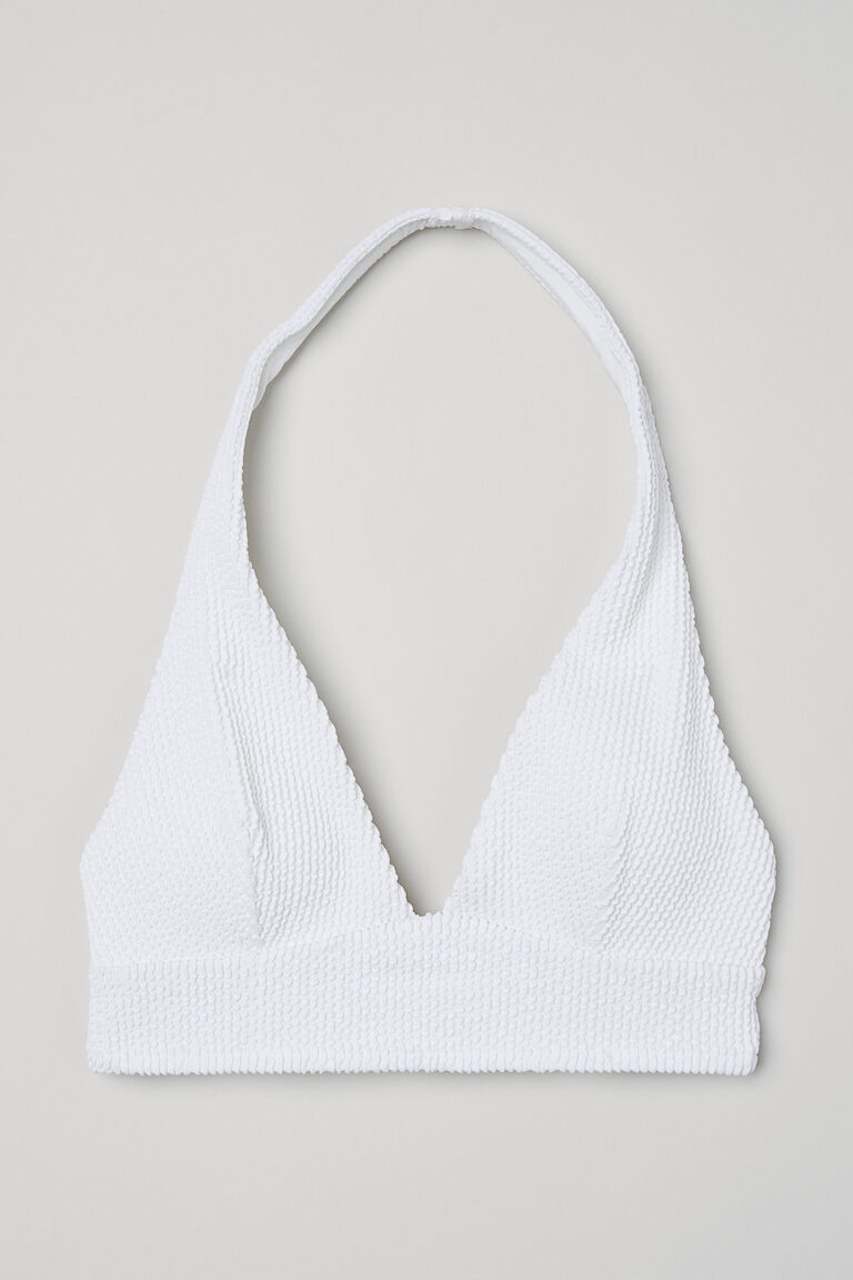 Halterneck bikini top