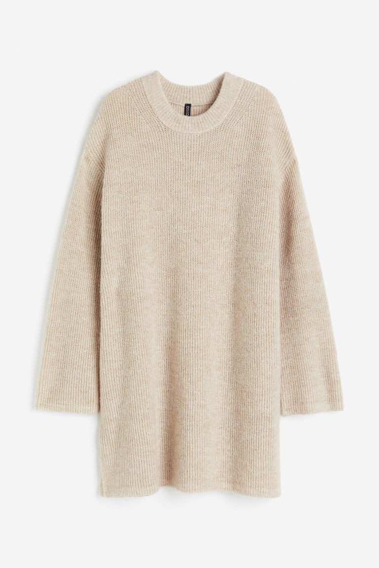 Oversized Knit Mini Dress
