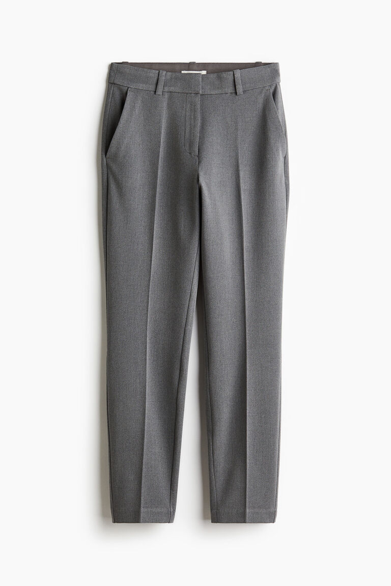 13735 Red-Black Printed Cigarette Pants