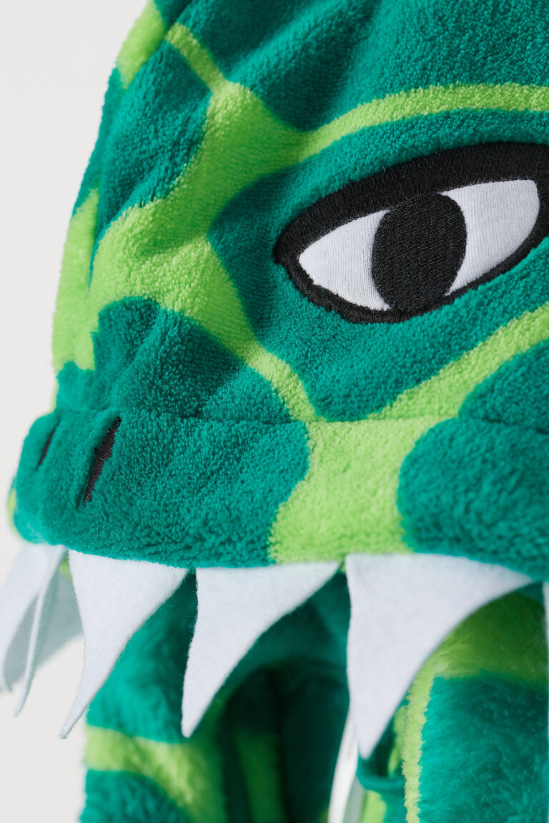 Fleece dressing gown