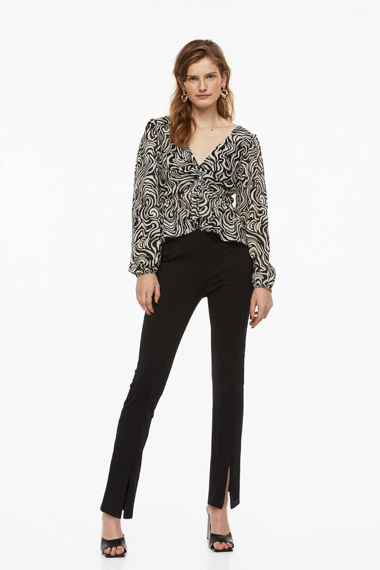 monepine シャツ peplum balloon shirt monepine（モネピネ）の「peplum balloon shirt/ペプラム