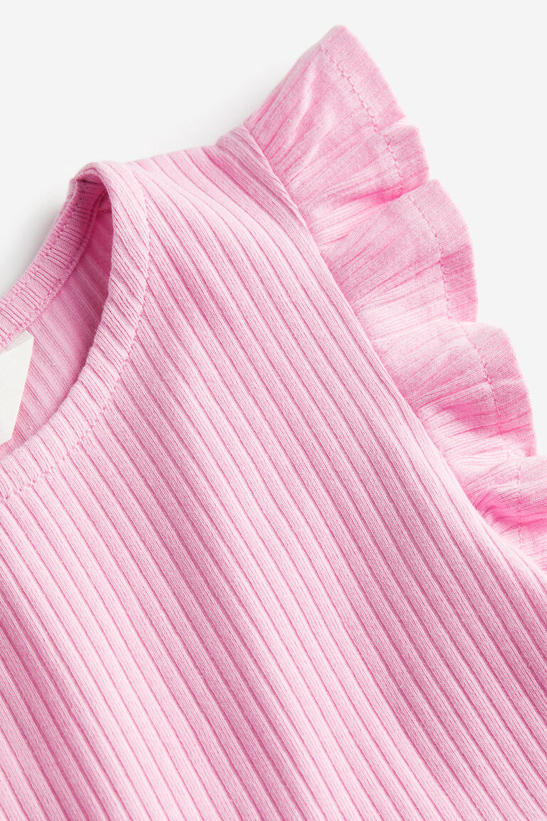 Ribbed jersey dress