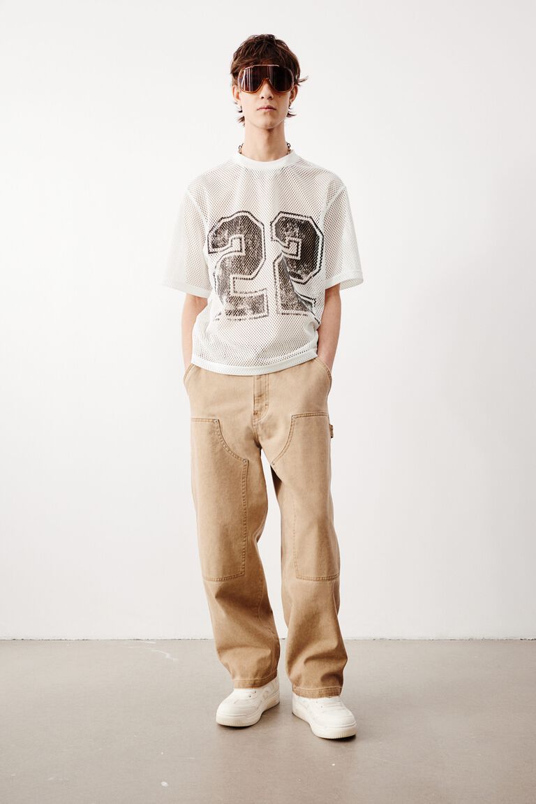 see see × The e_C x YGM MESH SS TEE 4-2] SEE SEE SUPER BIG ROUND MESH TEE [BLACK] – STUDY SHOWROOM STORE