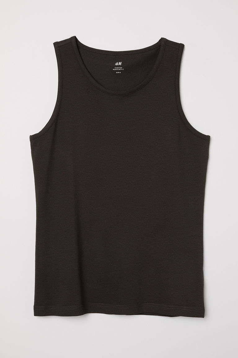 Cotton jersey vest top