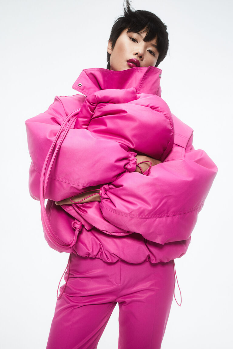 Large padded shoulder bag