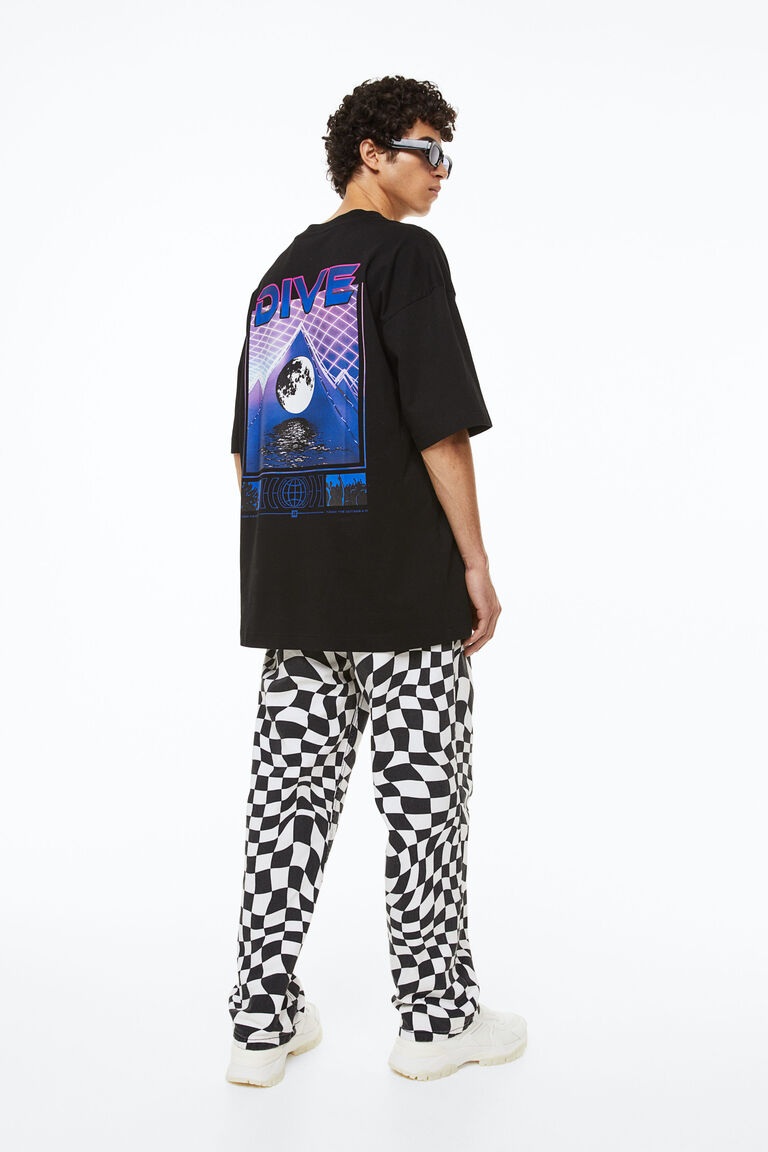 Oversized Fit Printed T-shirt
