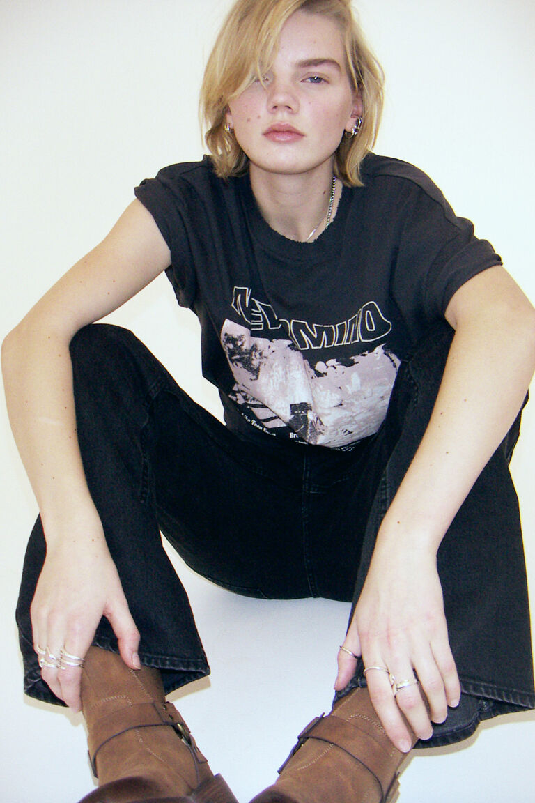 Oversized printed T-shirt