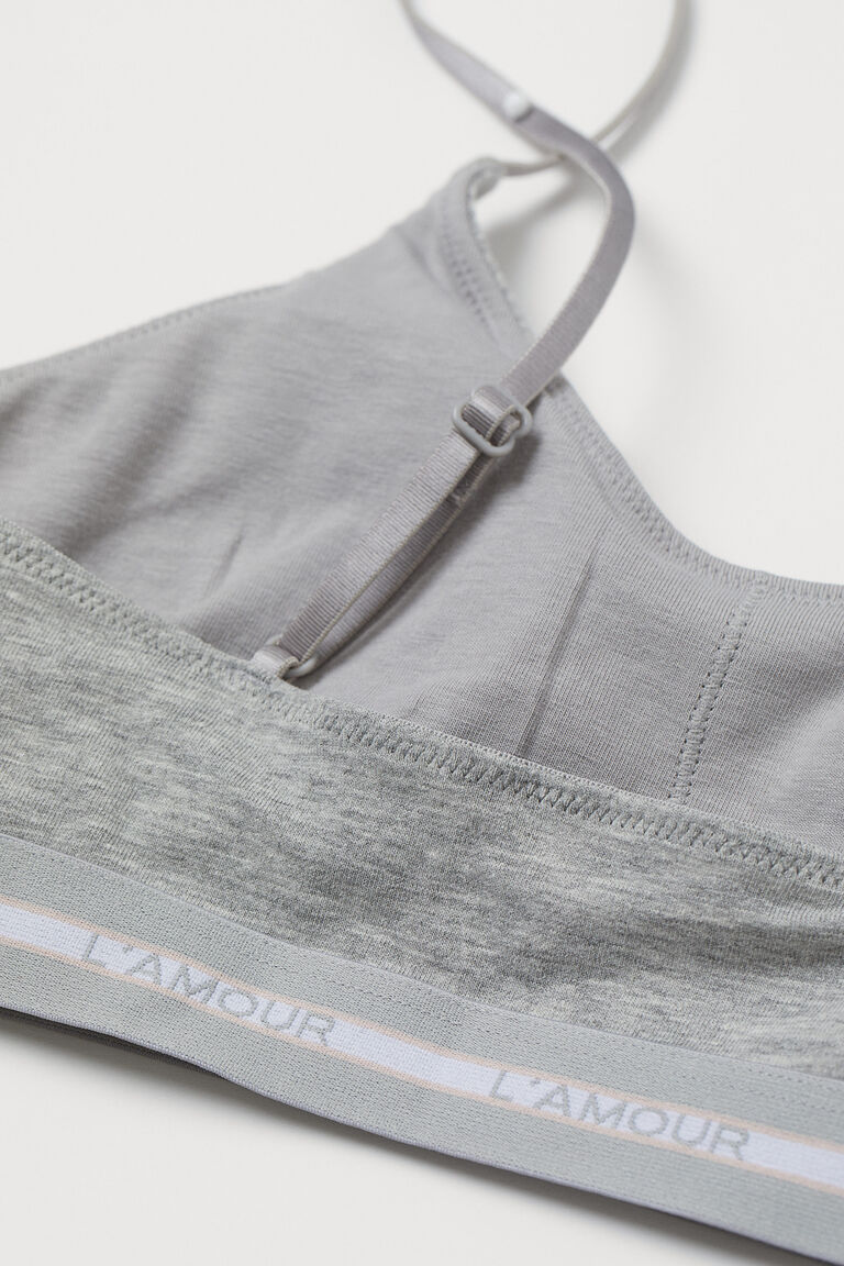 Padded jersey bra top