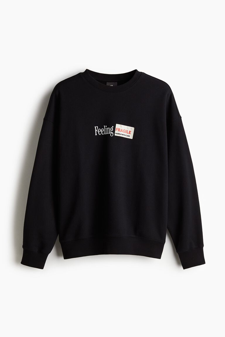 Oversized Fit Printed sweatshirt