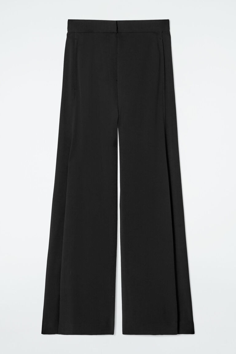FLUID WIDE-LEG TROUSERS