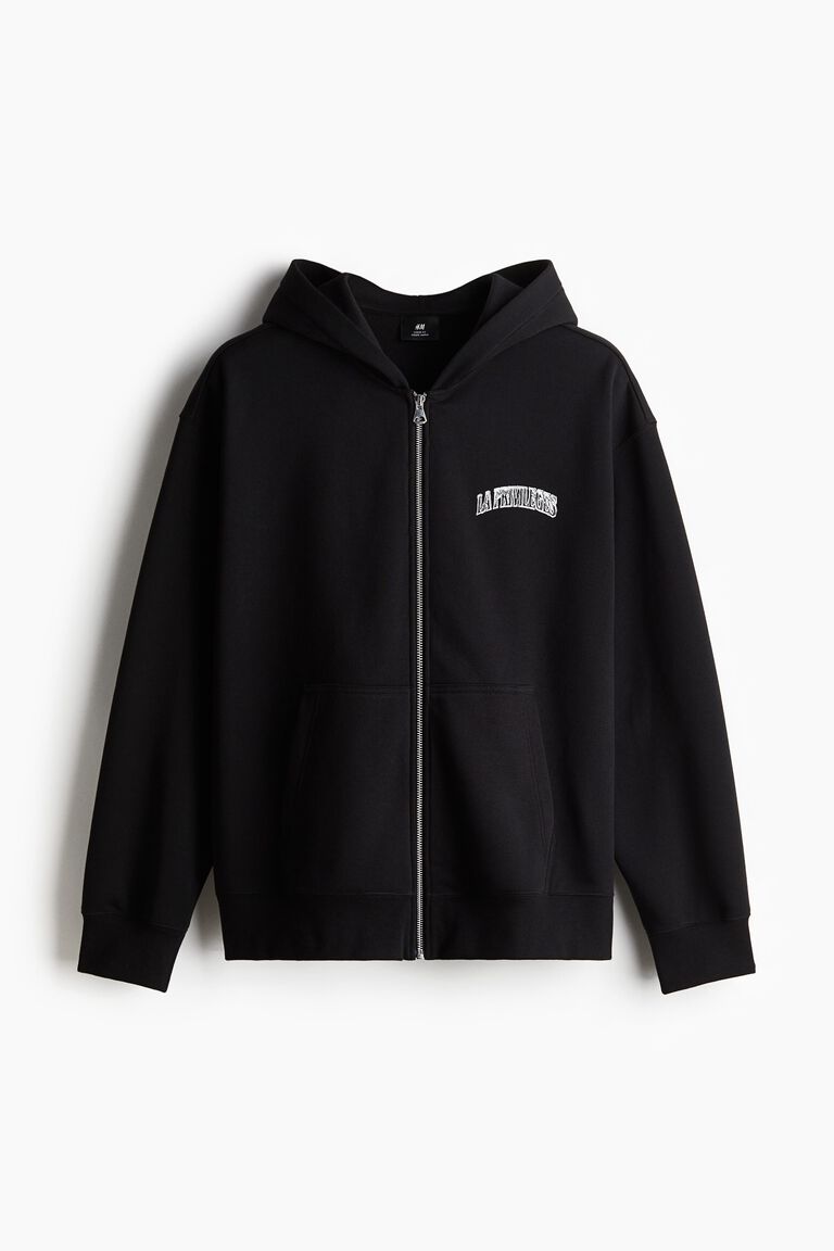 Relaxed Fit Zip-through hoodie