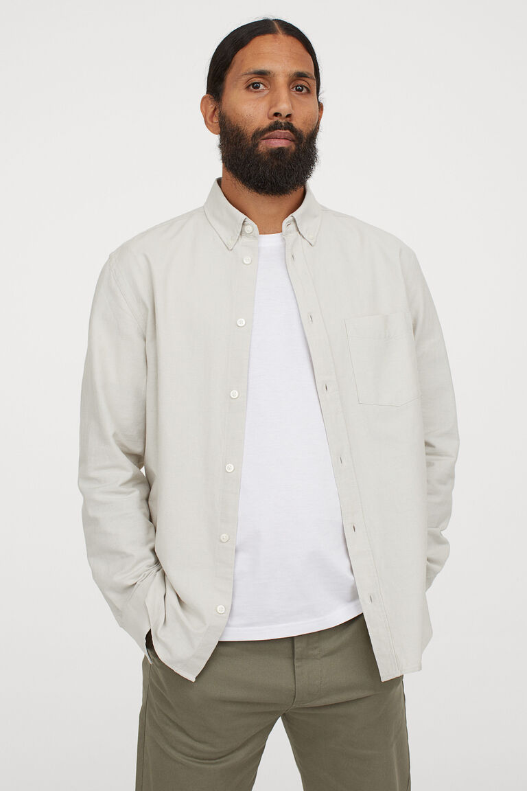 vampire denim zip up shirt