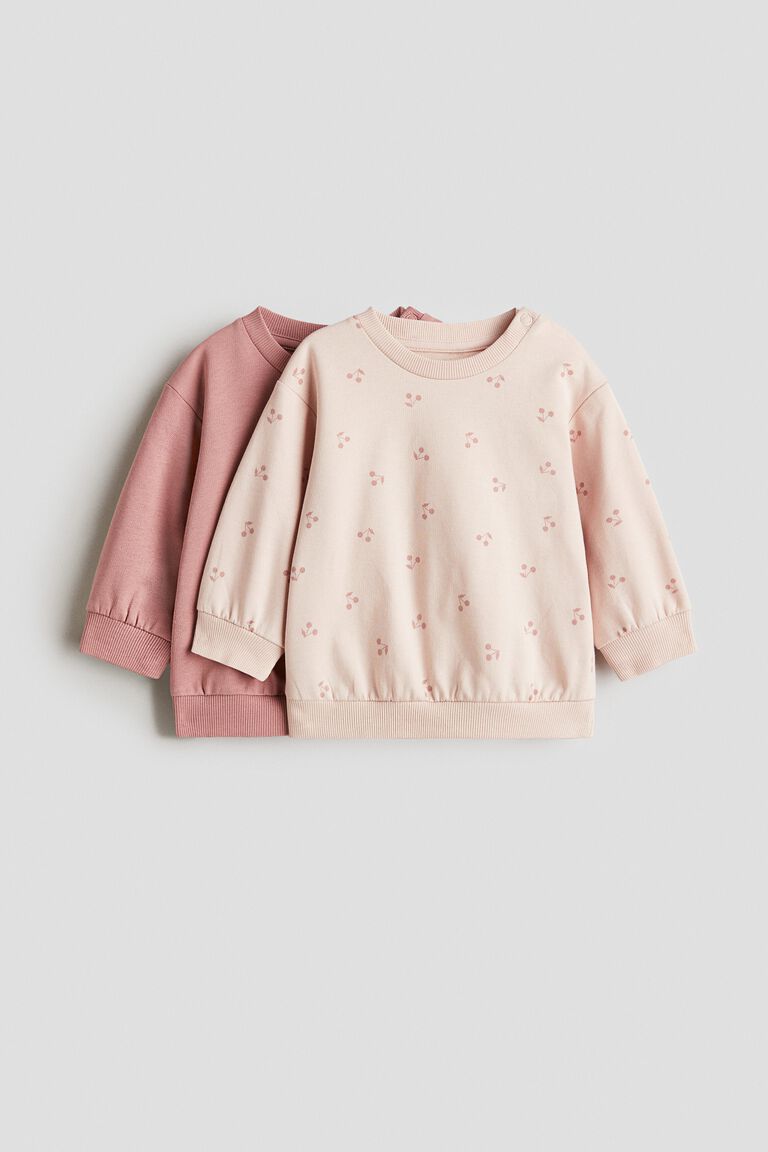 2-pack cotton sweatshirts