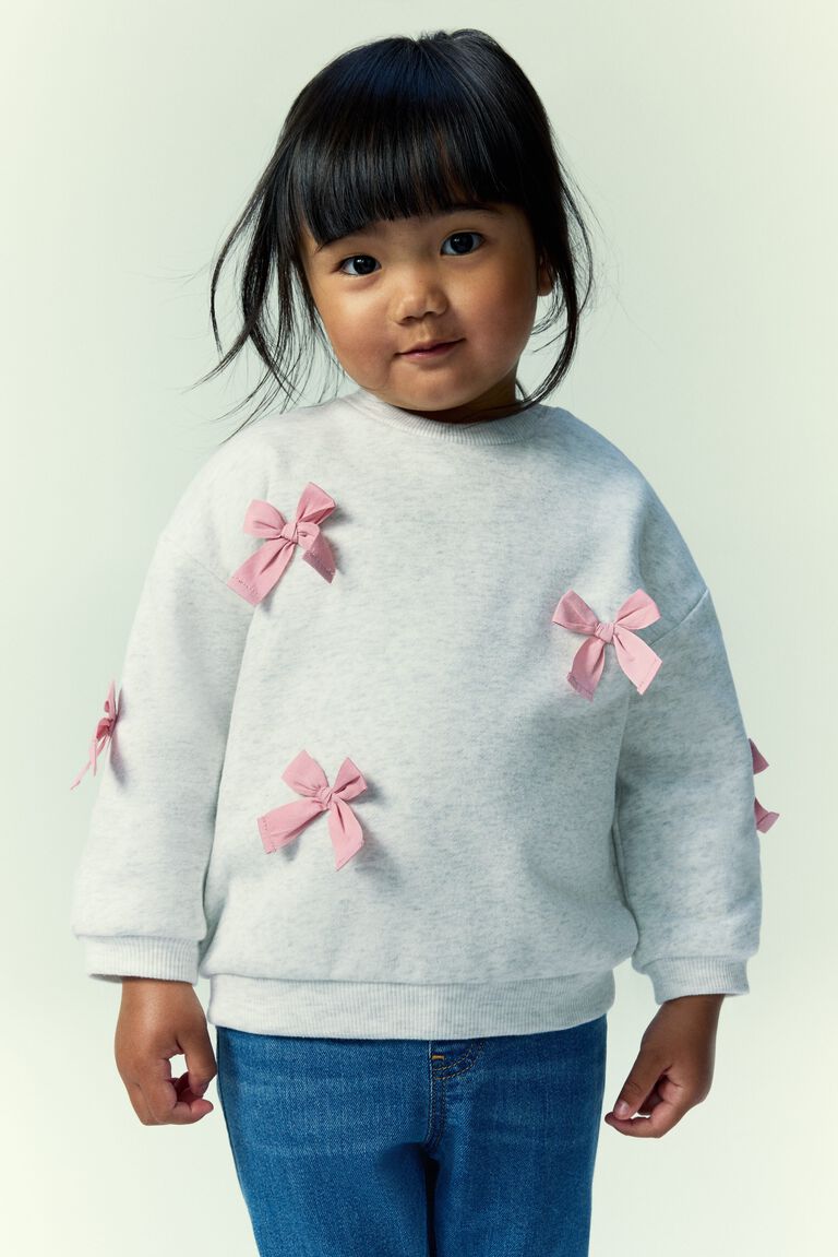 Motif-detail sweatshirt