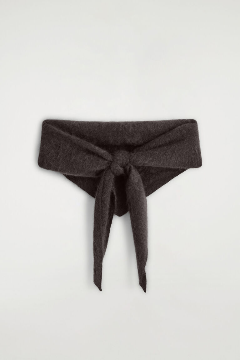 BRUSHED-CASHMERE TRIANGLE SCARF